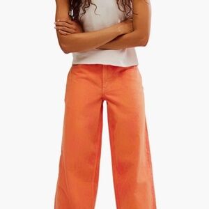 NWT FREE PEOPLE WATERFALLS BAGGY WIDE LEG DENIM JEANS - SIZE 29